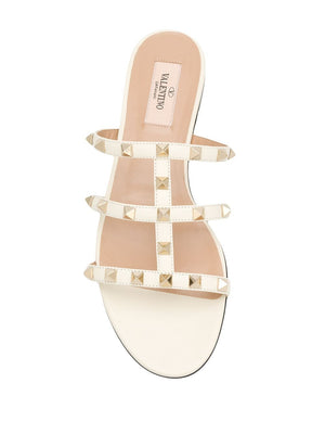 VALENTINO GARAVANI Rockstud Leather Sandals for Women