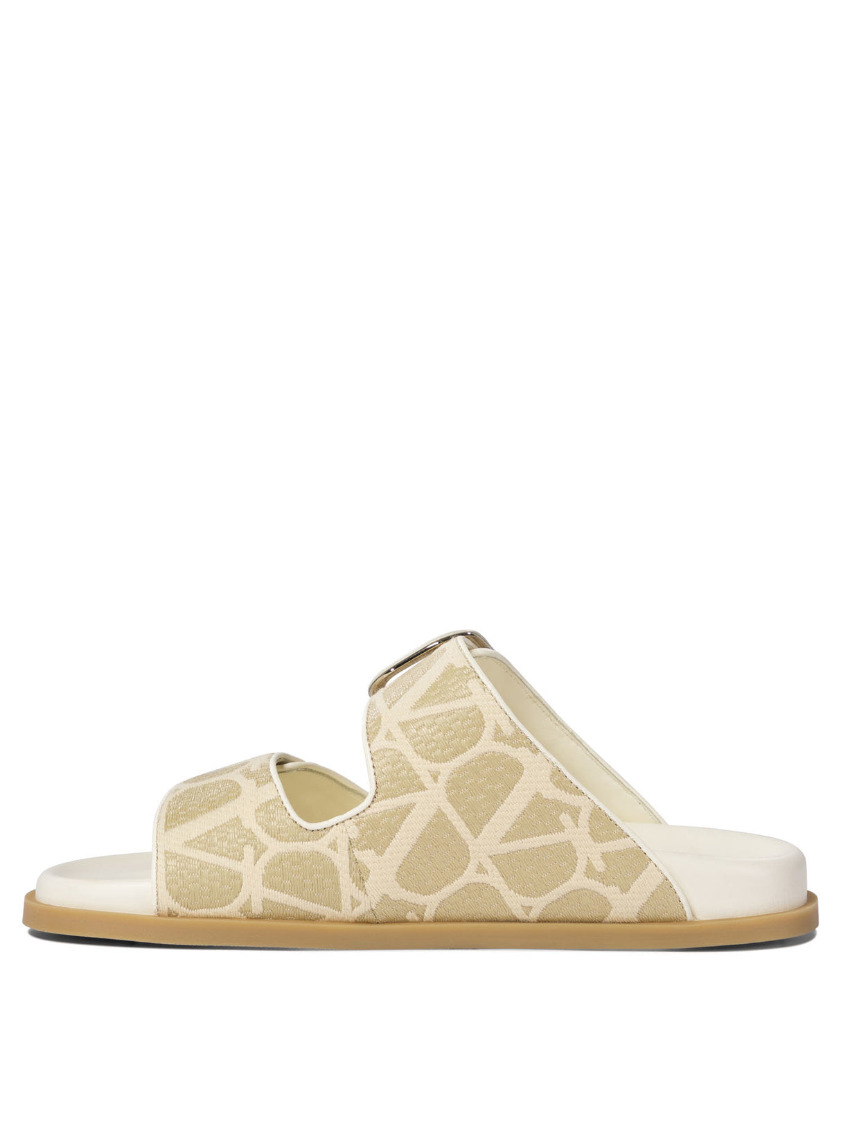 VALENTINO GARAVANI Elegant Raffia Flat Sandals