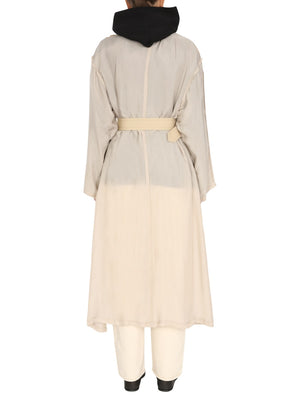 MAISON MARGIELA Two-Material Trench Coat with Lance Revers