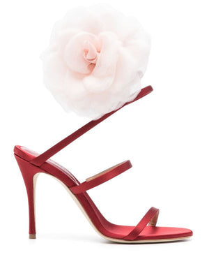 MAGDA BUTRYM Faux-Flower 105mm Stiletto Sandals