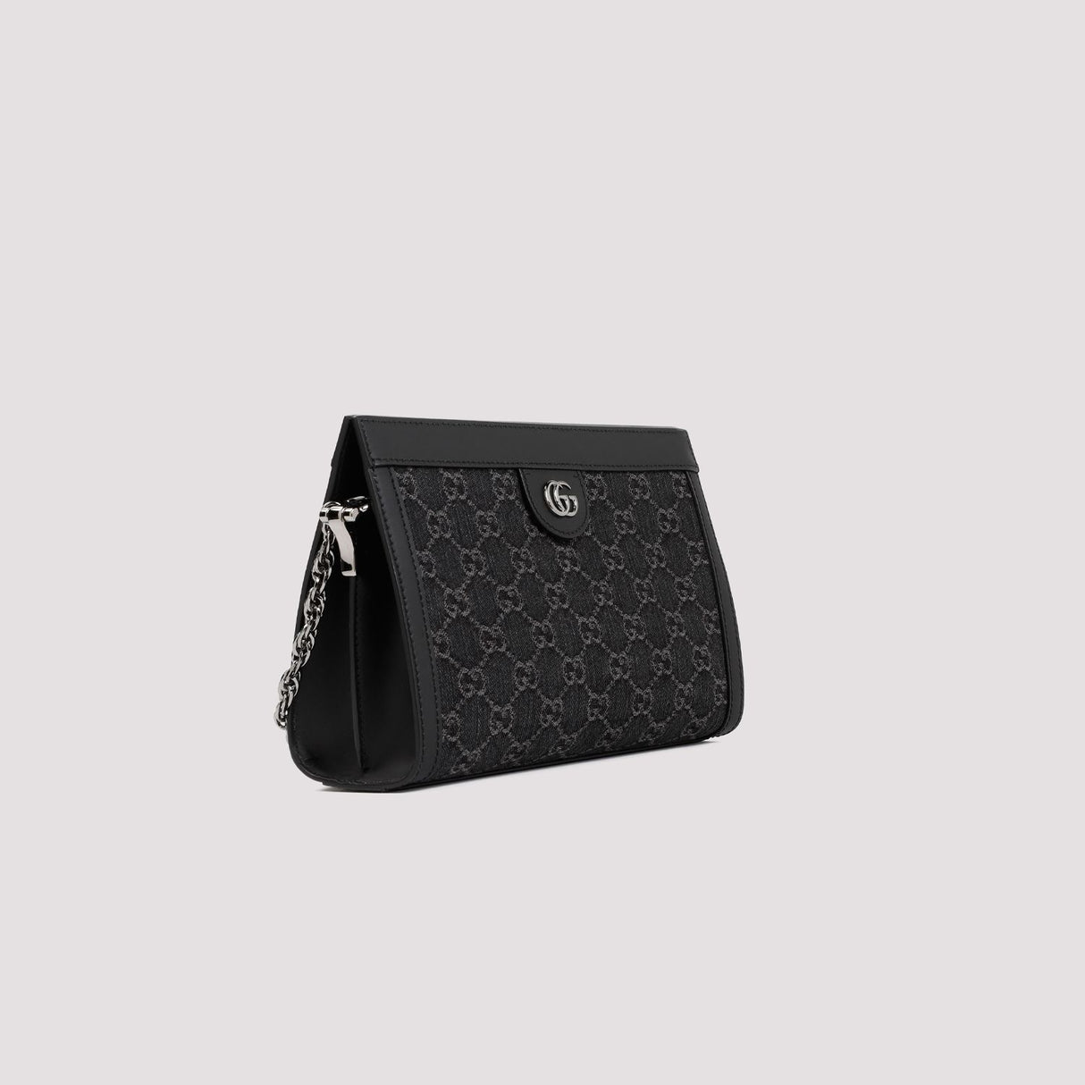 GUCCI Mini Shoulder Handbag in Classic Black and Grey