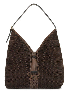 ANYA HINDMARCH Neeson Tassel Hobo Handbag