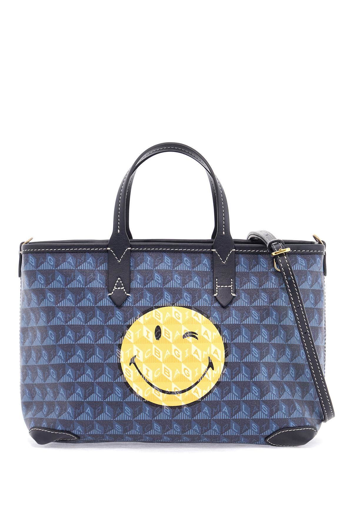 ANYA HINDMARCH Mini Winking Face Tote Handbag