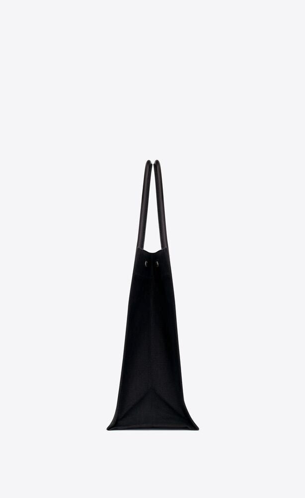 SAINT LAURENT Rive Gauche Print Mini Tote Handbag