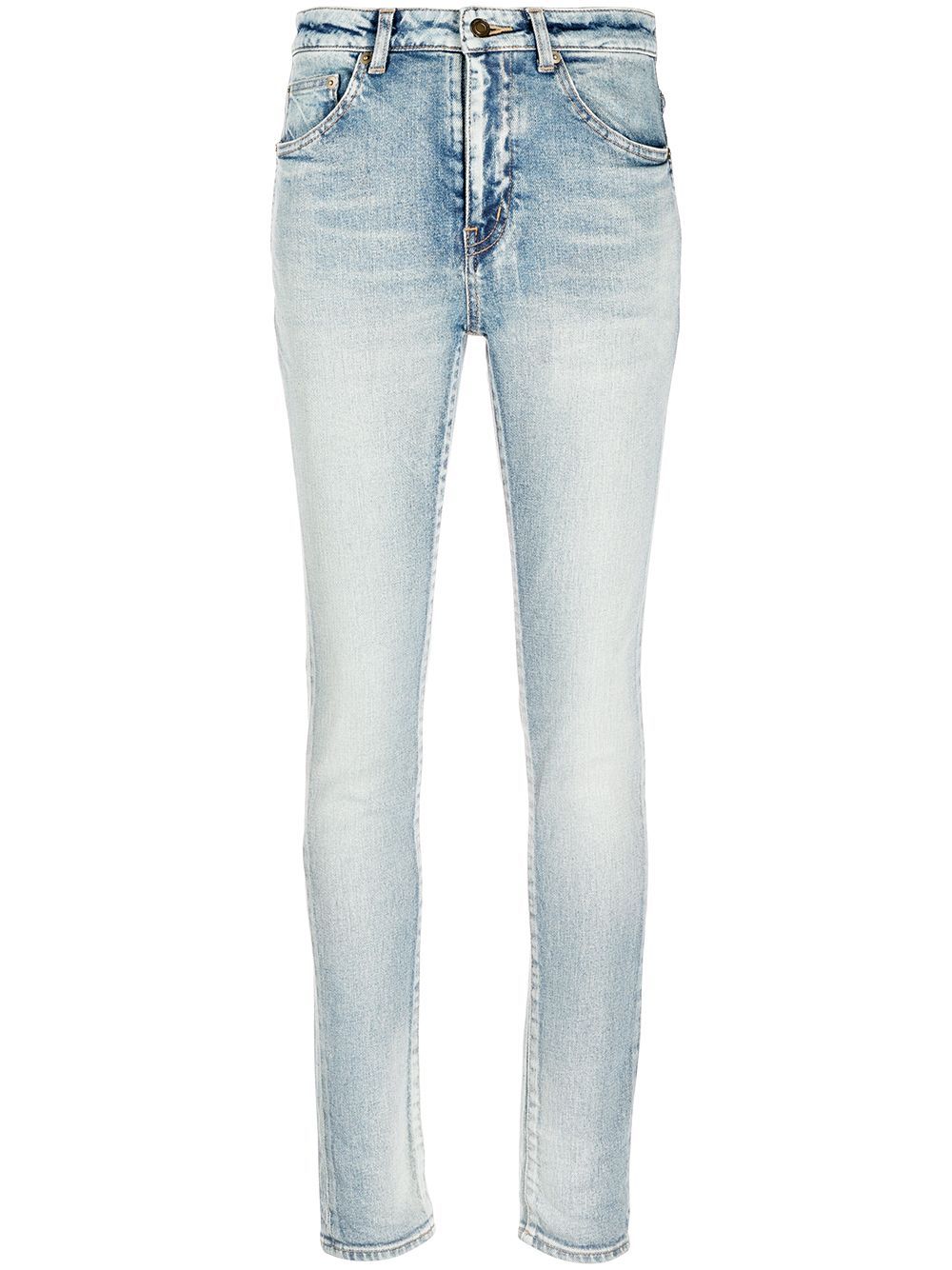 SAINT LAURENT Skinny 5 Pockets Medium Waist Jeans