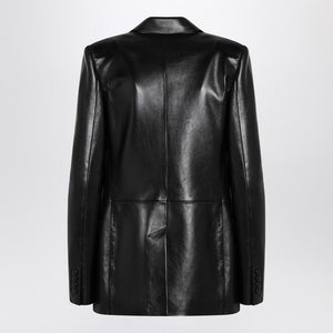 SAINT LAURENT Lambskin Single-Breasted Jacket