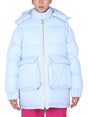 SUNNEI X ELEONORA BONUCCI Unisex Puffy Down Jacket with Removable Hood