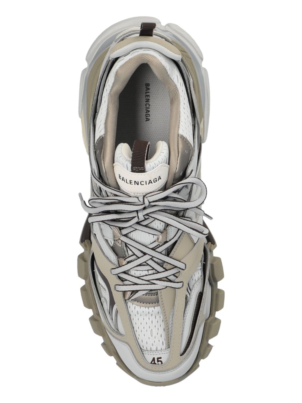 BALENCIAGA Layered Design Sneakers with Chunky Sole