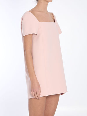 KHAITE Mini Dress with Squared Neckline for Women