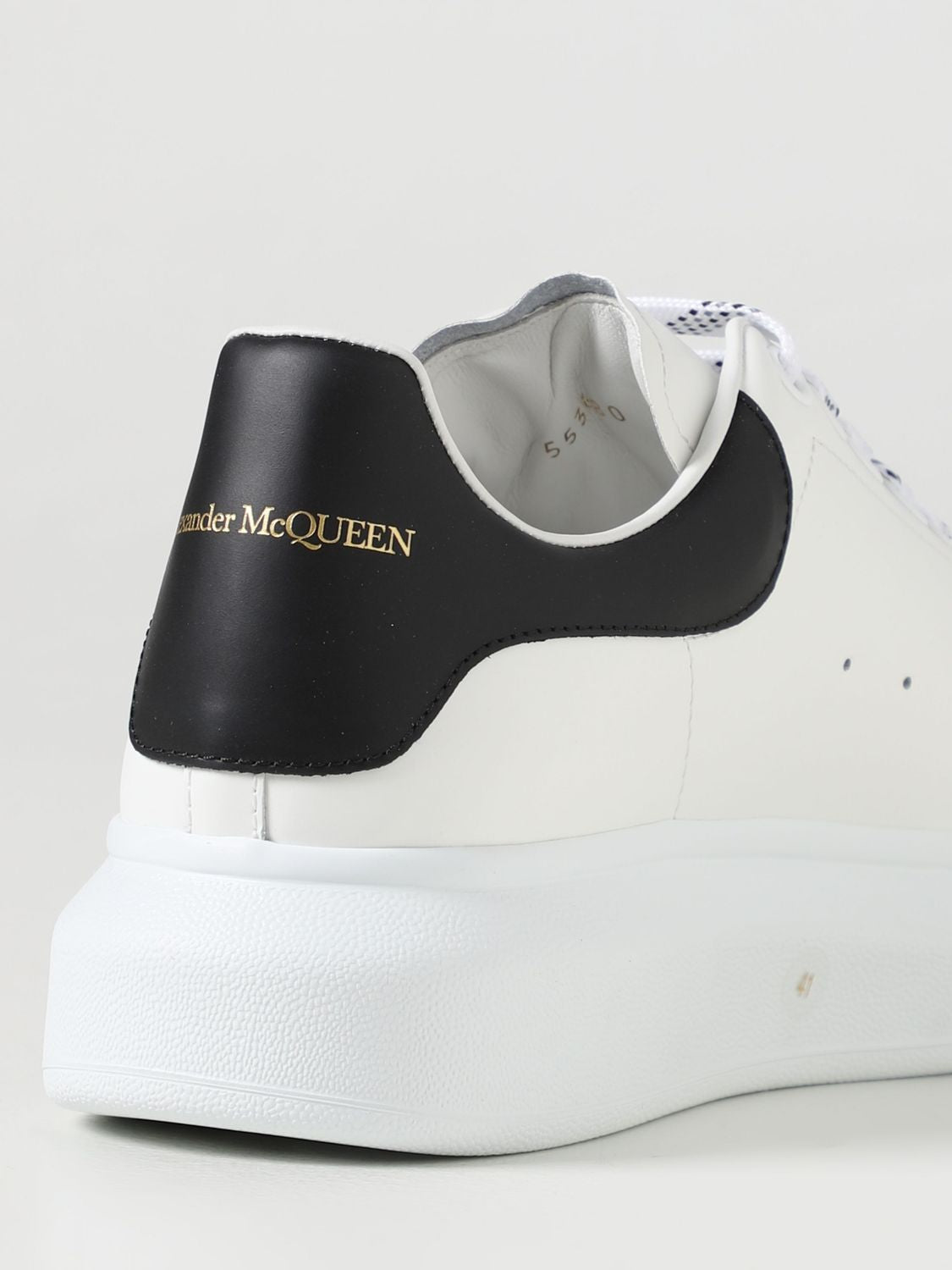 ALEXANDER MCQUEEN Oversized Leather Sneakers for Men