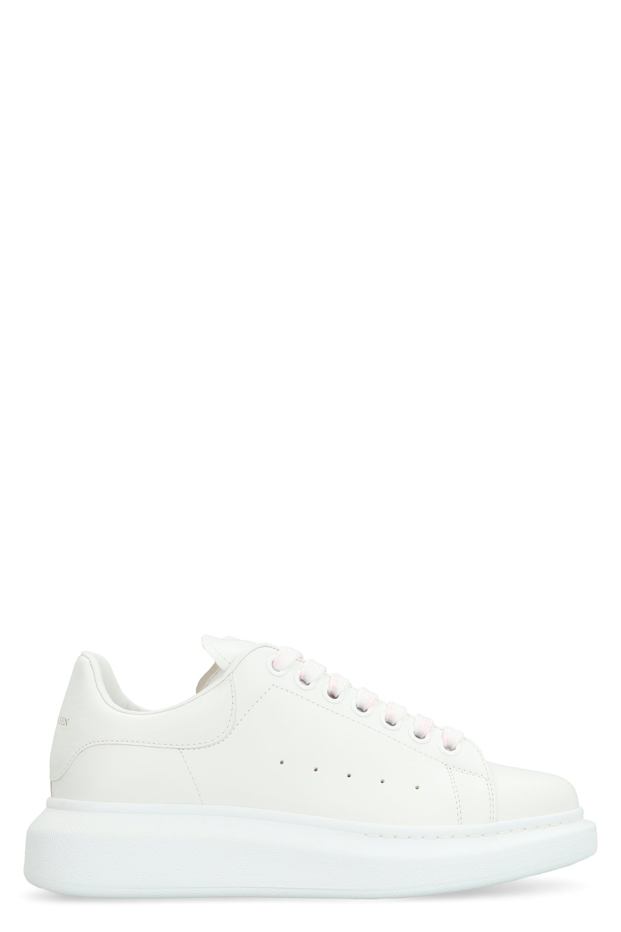 ALEXANDER MCQUEEN Leather Chunky Sneakers with Additional Laces - Women’s 4 cm Sole