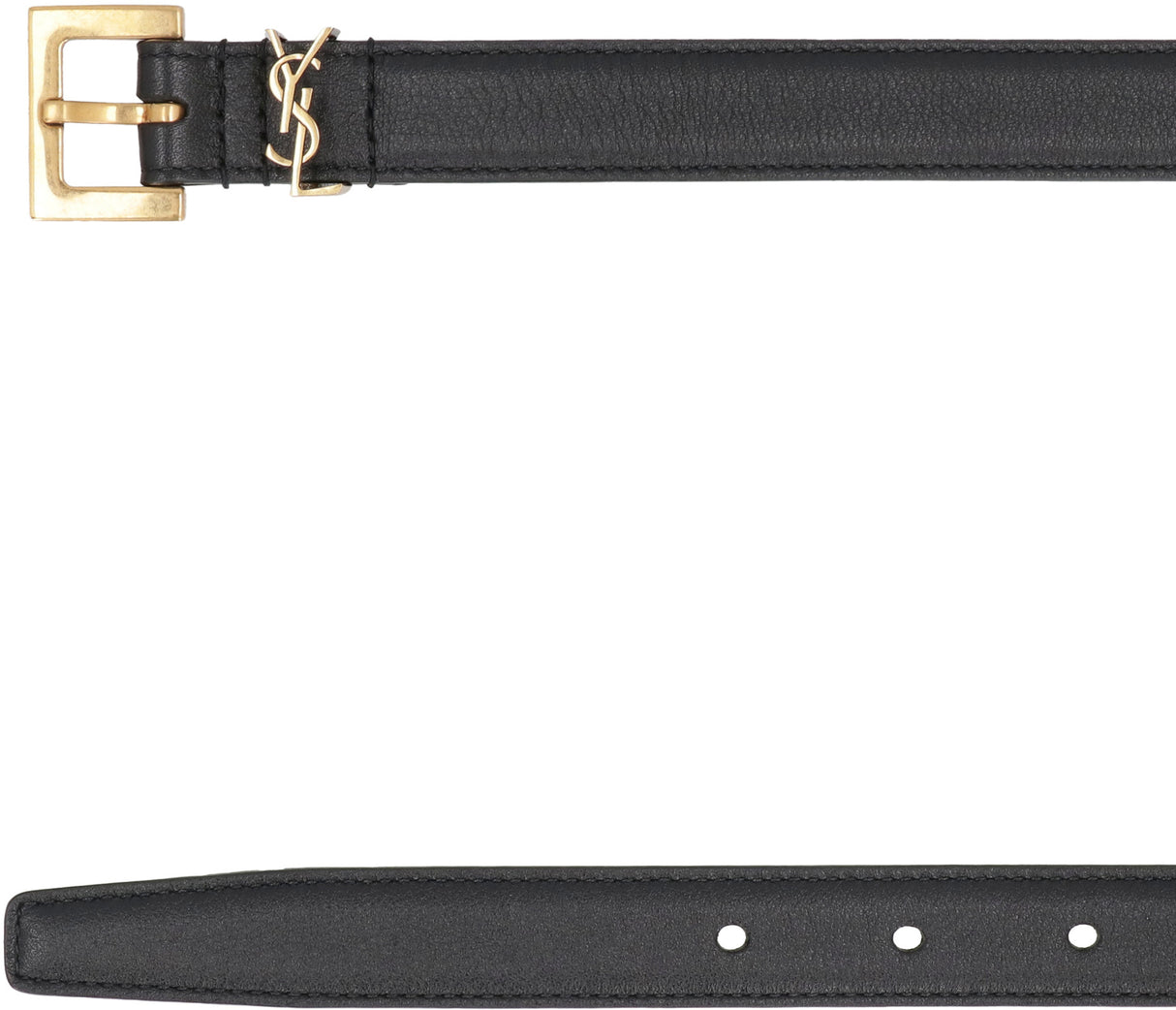 SAINT LAURENT Slim Mini Belt with Adjustable Buckle