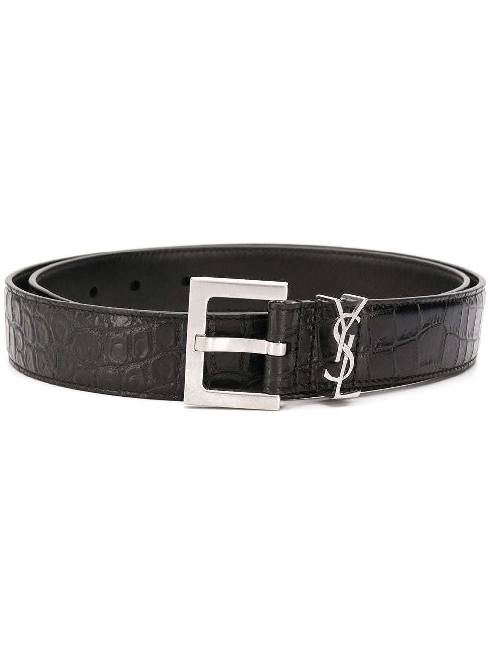 SAINT LAURENT Classic Calf Leather Belt for Men