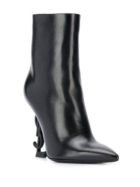 SAINT LAURENT Luxury Opyum 110 NAP Vendome YSL Heel Boots for Women