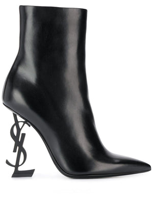 SAINT LAURENT Luxury Opyum 110 NAP Vendome YSL Heel Boots for Women