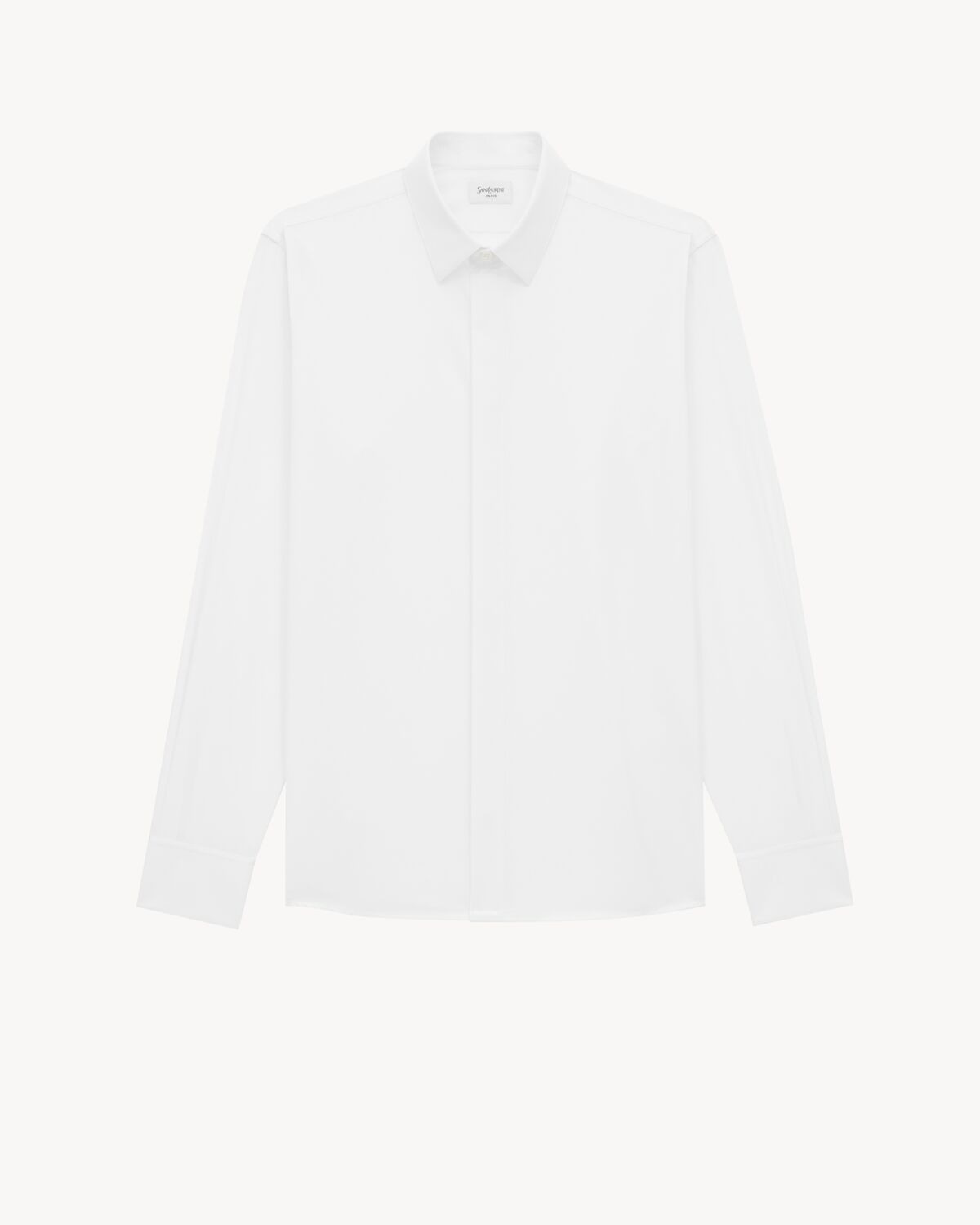 SAINT LAURENT Men's Cotton Short Sleeve Shirt