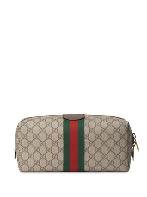 GUCCI Leather Toiletry Case - 26CM x 13CM x 12CM