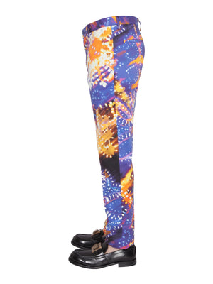 DOLCE & GABBANA Stylish Luminary Print Trousers for Men