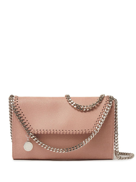 STELLA MCCARTNEY Mini Whipstitch Chain Trim Handbag