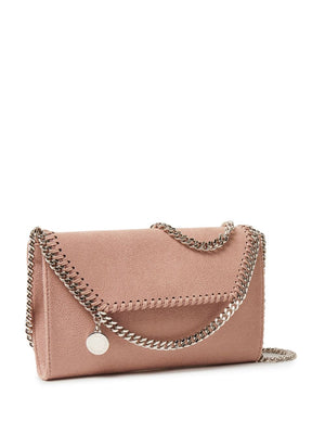 STELLA MCCARTNEY Mini Whipstitch Chain Trim Handbag