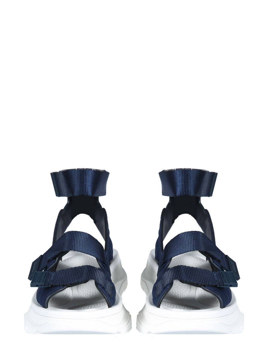 ALEXANDER McQUEEN Stylish Tread Sandals with Striped Rubber Sole - 5 CM