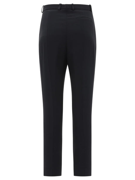 ALEXANDER MCQUEEN High Rise Regular Fit Cigarette Trousers