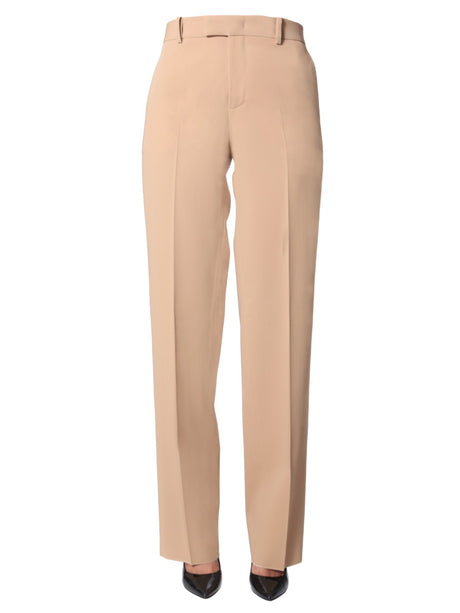 BOTTEGA VENETA Wide Pants with Front Zip and Hook Closure