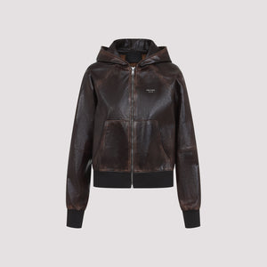 PRADA Lamb Leather Jacket for Women - SS25 Collection