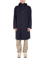 MONOBI Hooded Tall Neck Trench Jacket