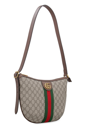 GUCCI Mini Beige GG Supreme Canvas Crossbody Handbag