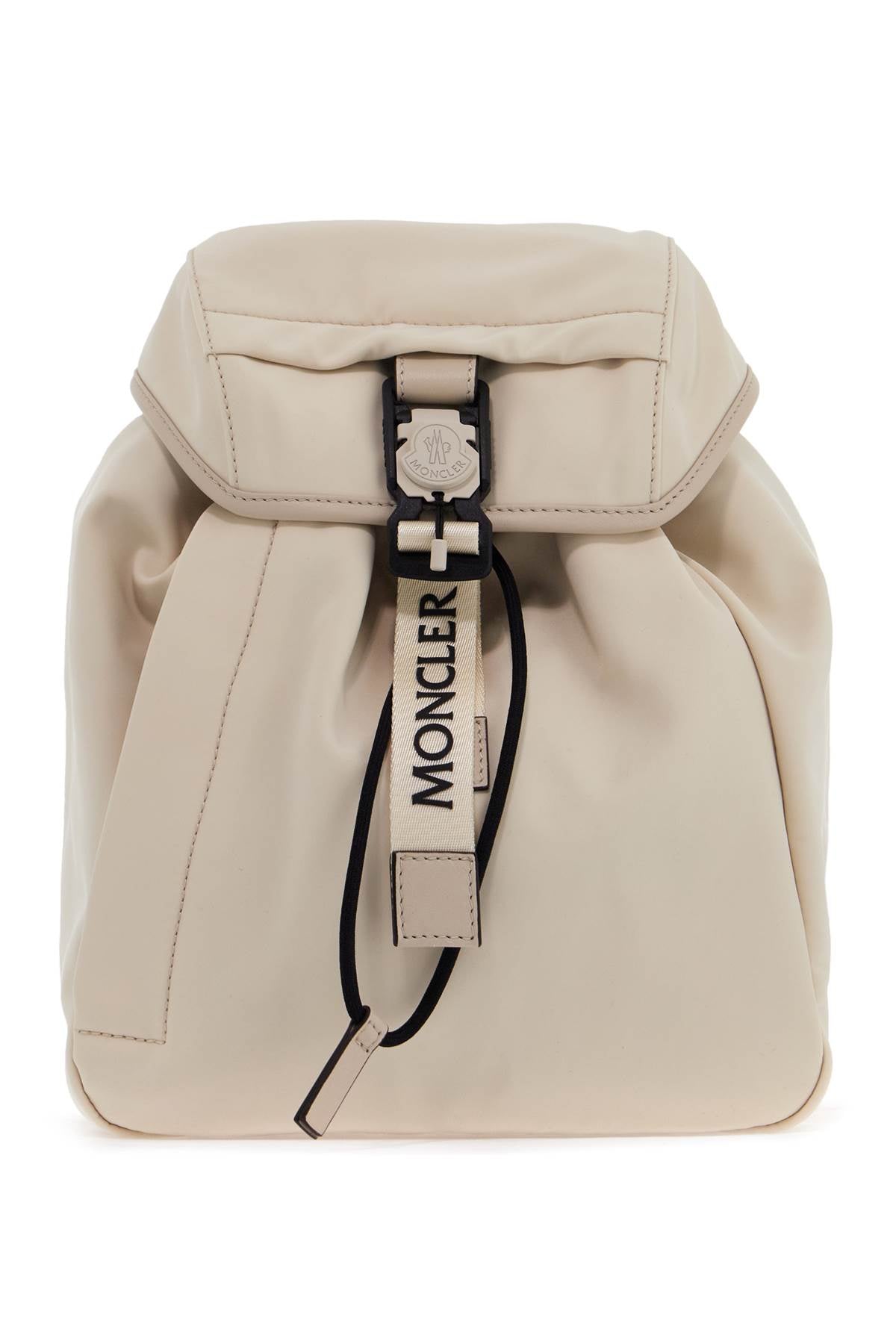 MONCLER Mini Nylon Drawstring Backpack with Magnetic Buckle