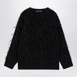 VALENTINO Women's Black Jumper with Ruffles