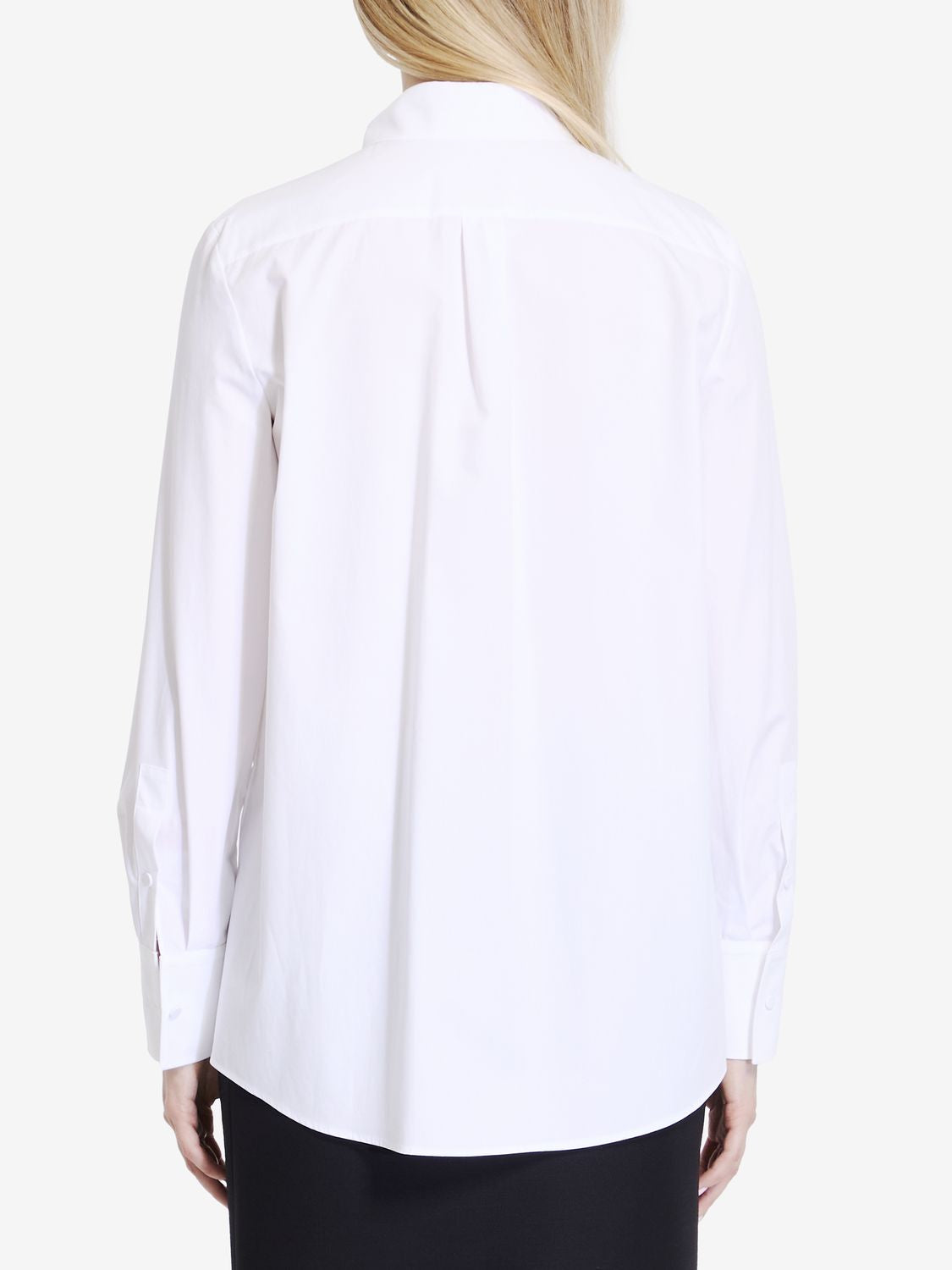 VALENTINO GARAVANI Cotton Poplin Shirt with Bow Detail