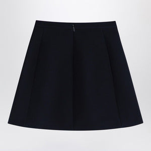 VALENTINO Chic Mini Virgin Wool Skirt