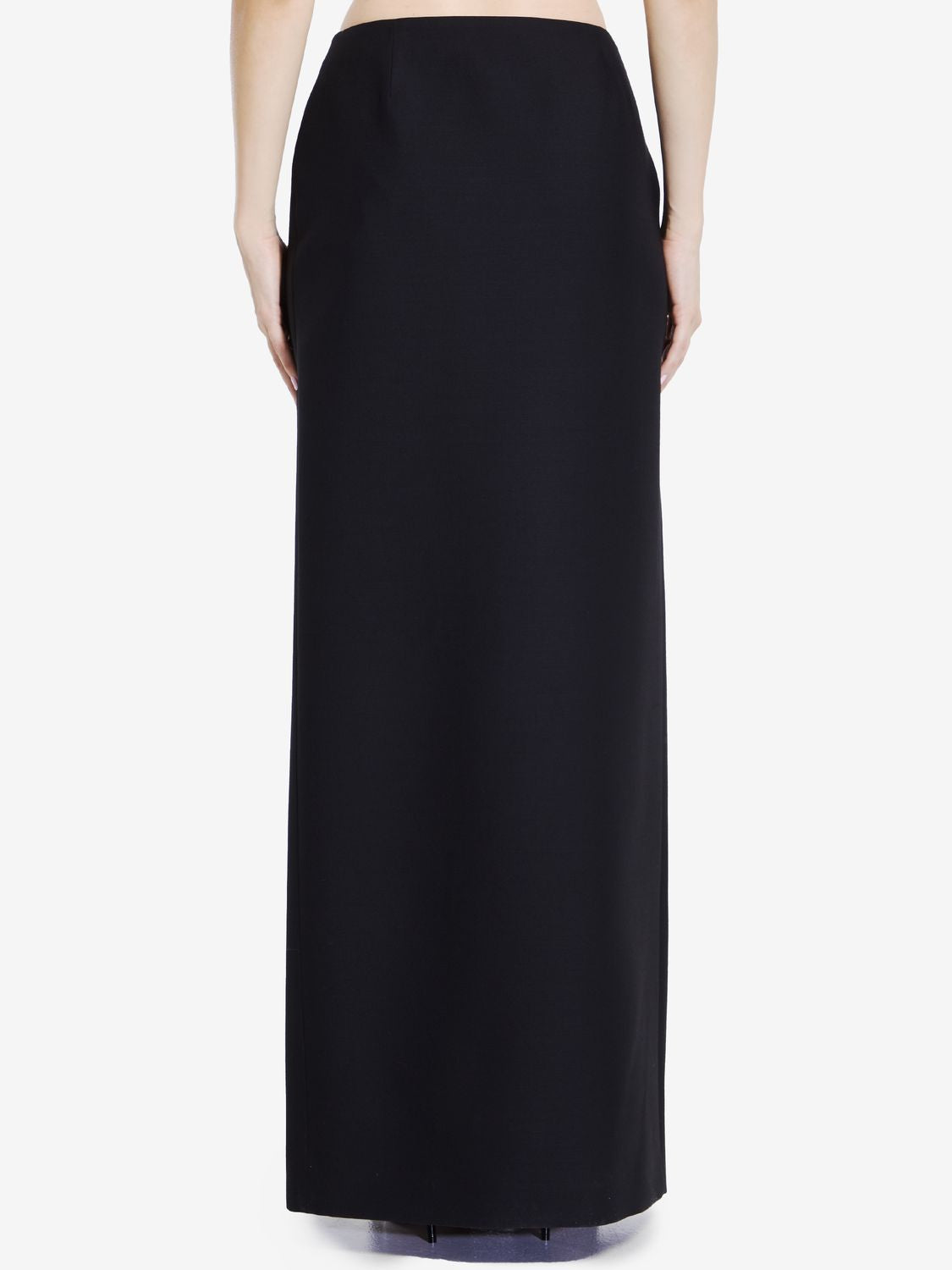 VALENTINO GARAVANI Elegant Long Skirt with Statement Wrap Closure and Front Slit