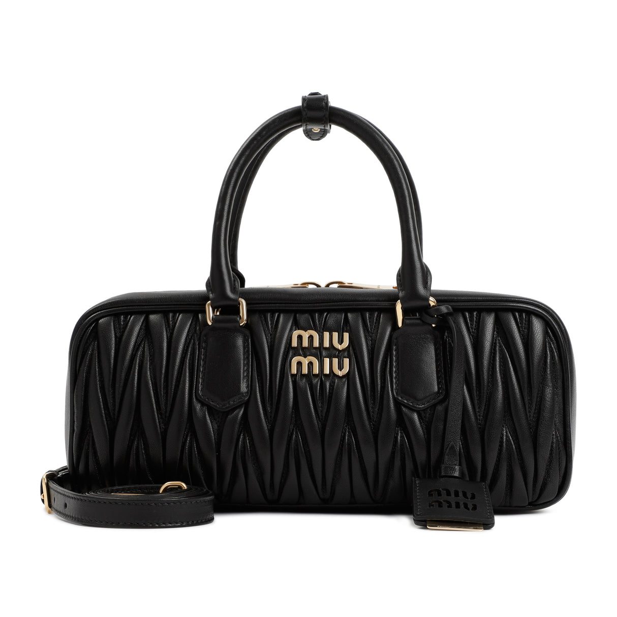 MIU MIU Mini Matelassé Leather Handbag - 29cm x 12cm x 9cm