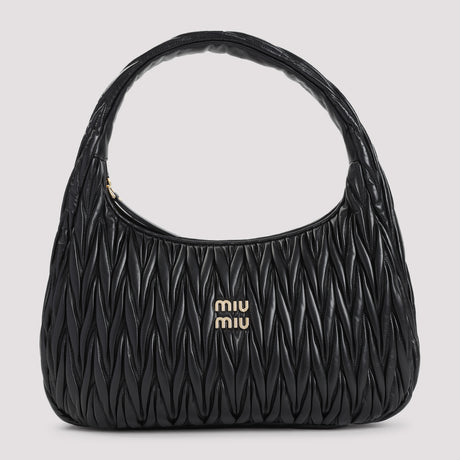 MIU MIU Luxe Lamb Leather Handbag - 38cm x 23cm x 7cm