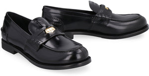 MIU MIU Elegant Leather Loafers for Women