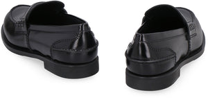 MIU MIU Elegant Leather Loafers for Women