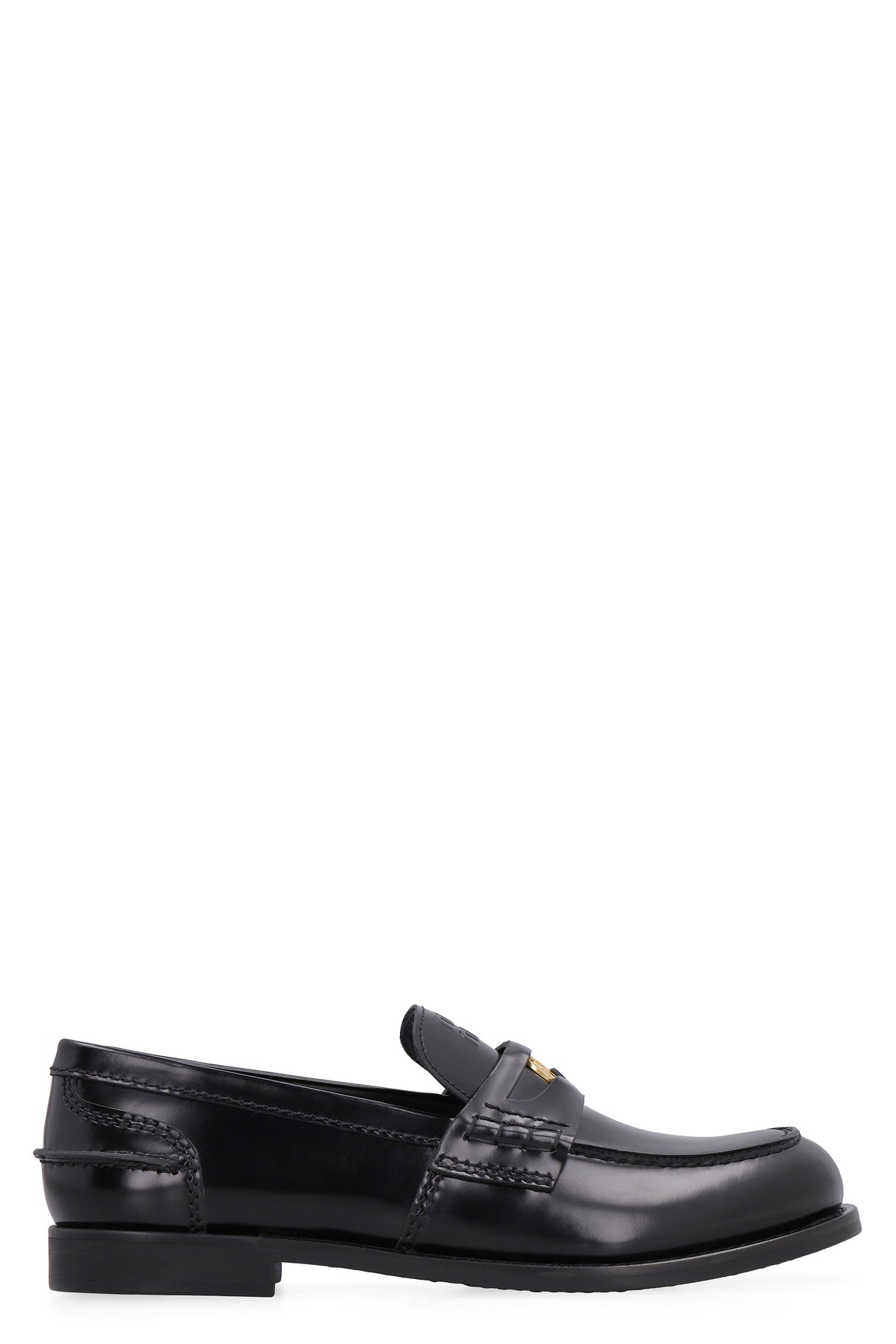 MIU MIU Elegant Leather Loafers for Women