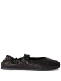 MIU MIU Leather Ballerina Flats for Women