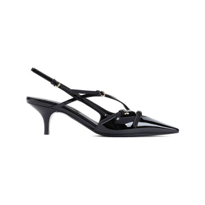 MIU MIU Elegant Leather Slingback Pumps