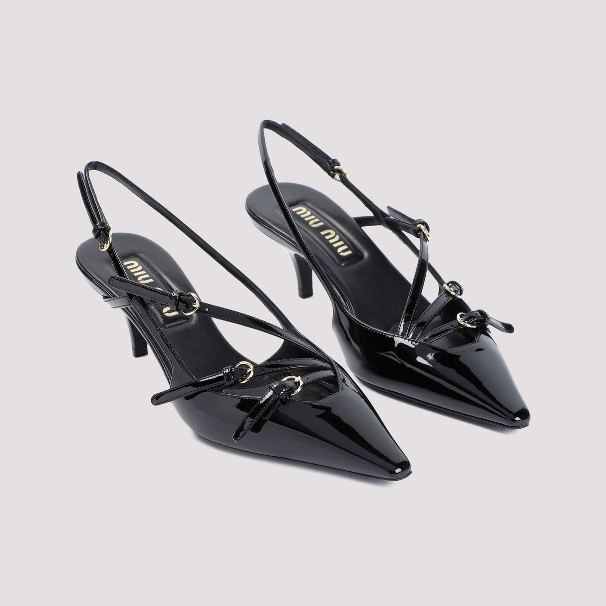 MIU MIU Patent Leather Pumps with 5cm Heel Height