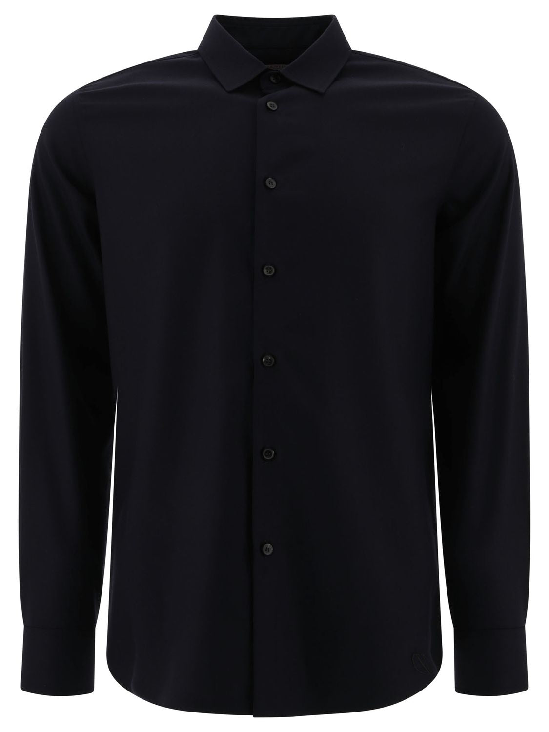 VALENTINO Regular Fit Embroidered Shirt with Vlogo Signature