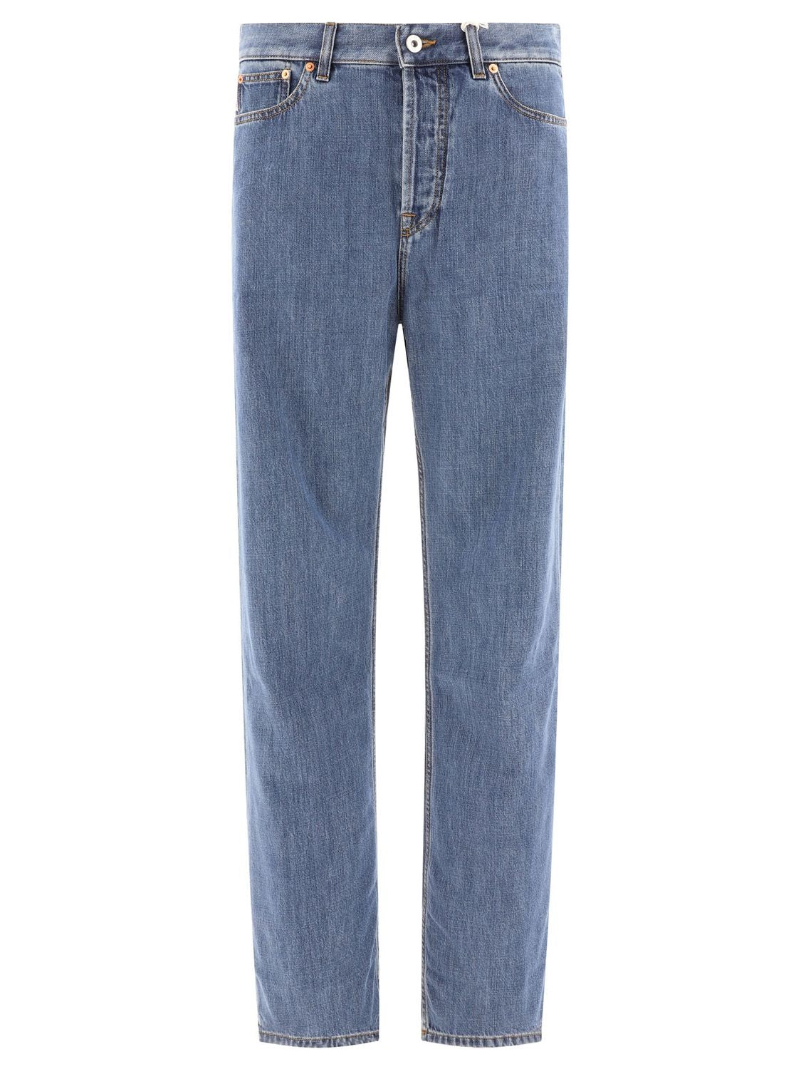 VALENTINO High Rise Baggy Jeans - Regular Fit