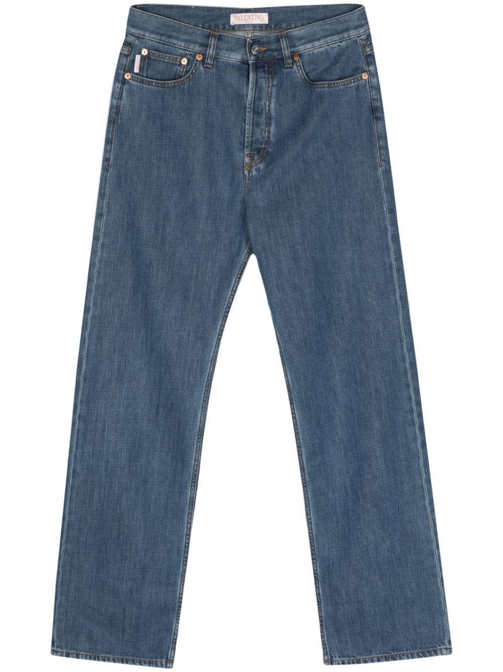 VALENTINO High Rise Baggy Jeans - Regular Fit