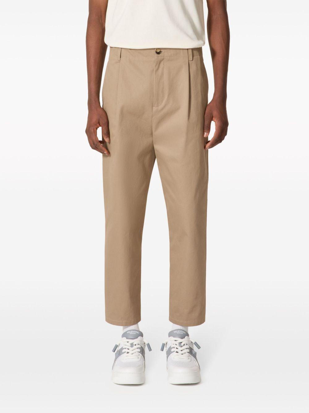 VALENTINO Men's Cotton Trousers for FW24