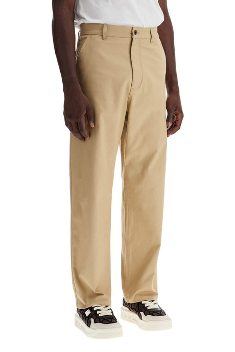 VALENTINO GARAVANI Men's Stretch Canvas Utility Cargo Pants