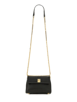 VALENTINO GARAVANI Nappa Leather Vlogo Shoulder Bag