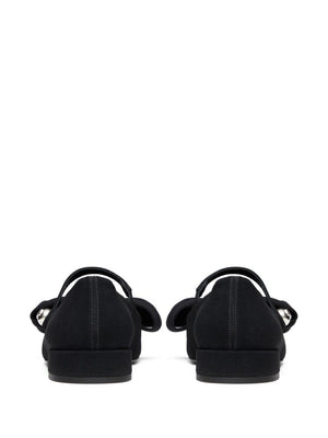 VALENTINO Chic Bow Ballerina Flats